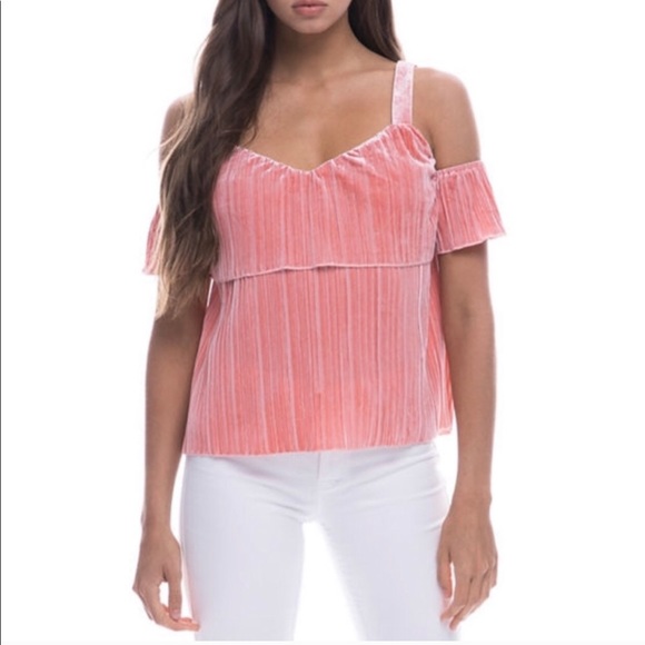 Endless Rose Tops Endless Rose Top On The Color Soft Coral Poshmark